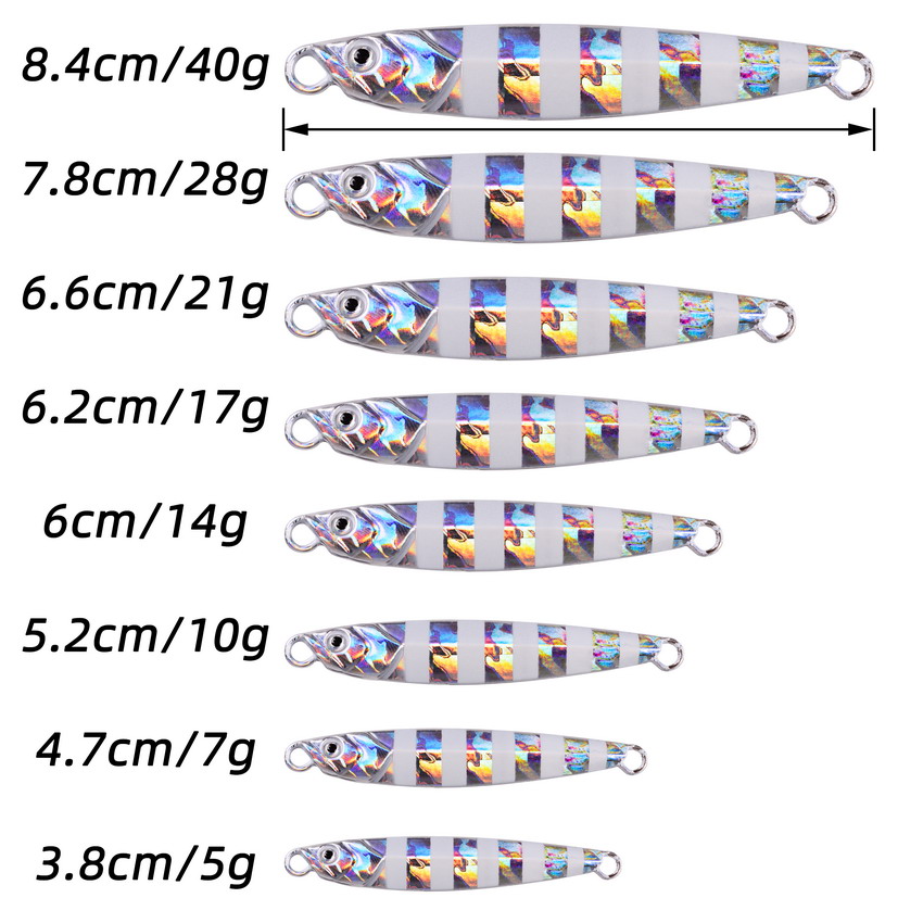 10pcs Metal Jig 7g 10g 14g 17g - Fishing Lure Spoon ulasan dan harga