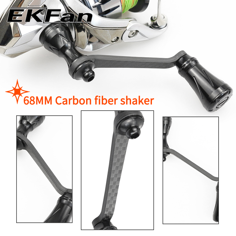 EKfan 68MM Carbon Fiber Spinni - Fishing Lure Spinner ulasan dan harga