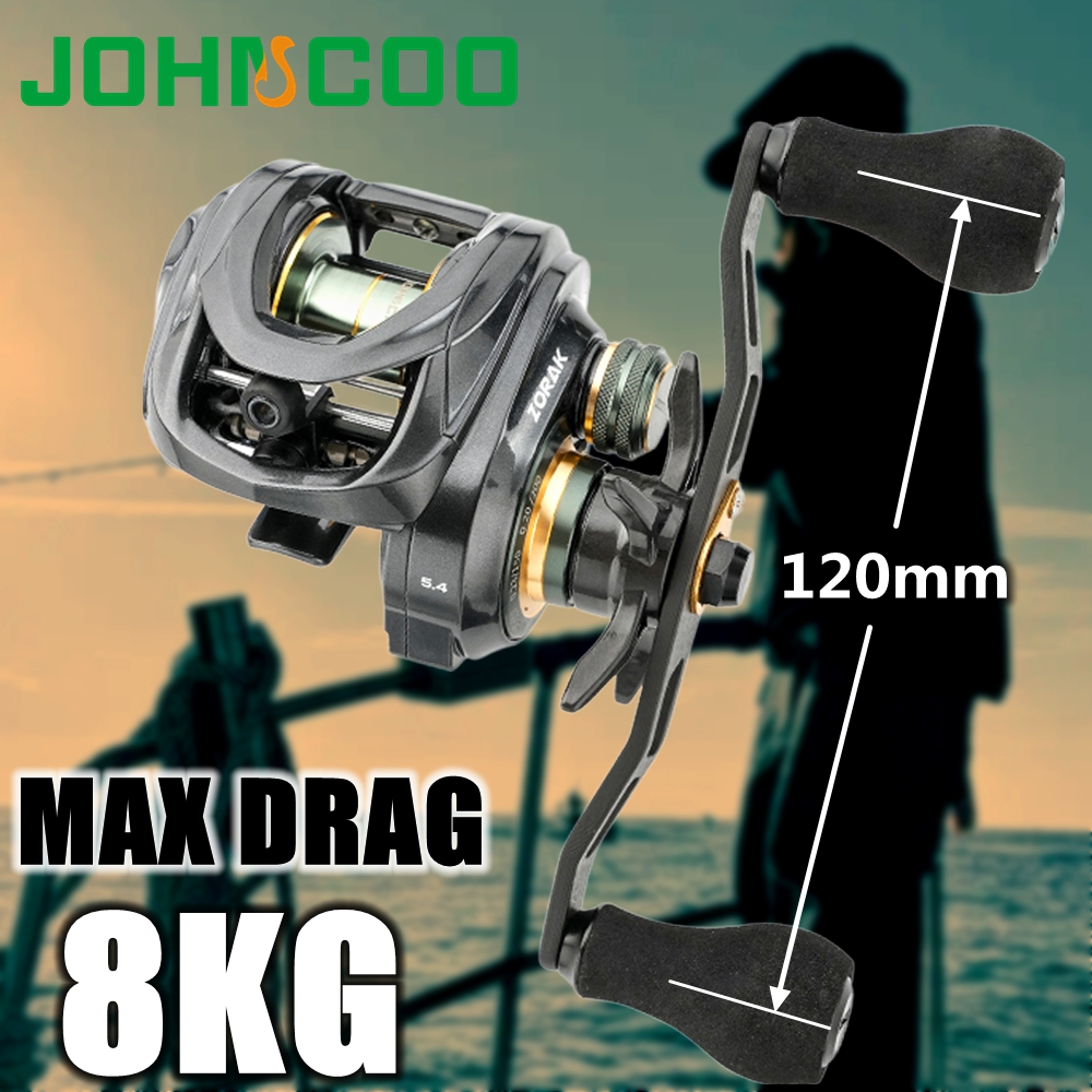Johncoo Baitcasting Reel Sea F - Abu Garcia Reel Max ulasan dan harga