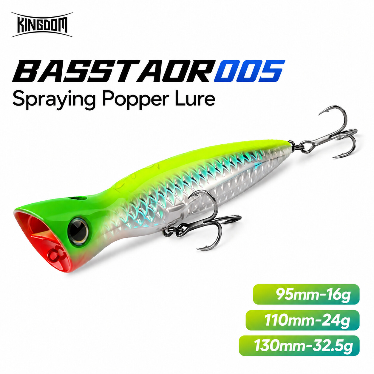 Kingdom Basstaor Popper Lure 9 - Fishing Lure Popper ulasan dan harga