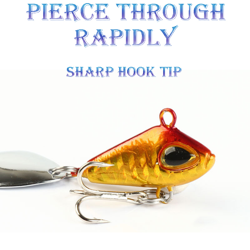 1pc 6/11/18/22g VIB Crankbaits - Fishing Lure Spoon ulasan dan harga