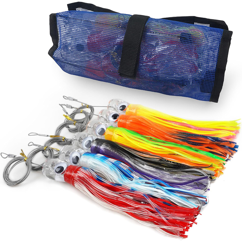 6Pcs Saltwater Tolling Lures S - Fishing Lure Buzzbait ulasan dan harga