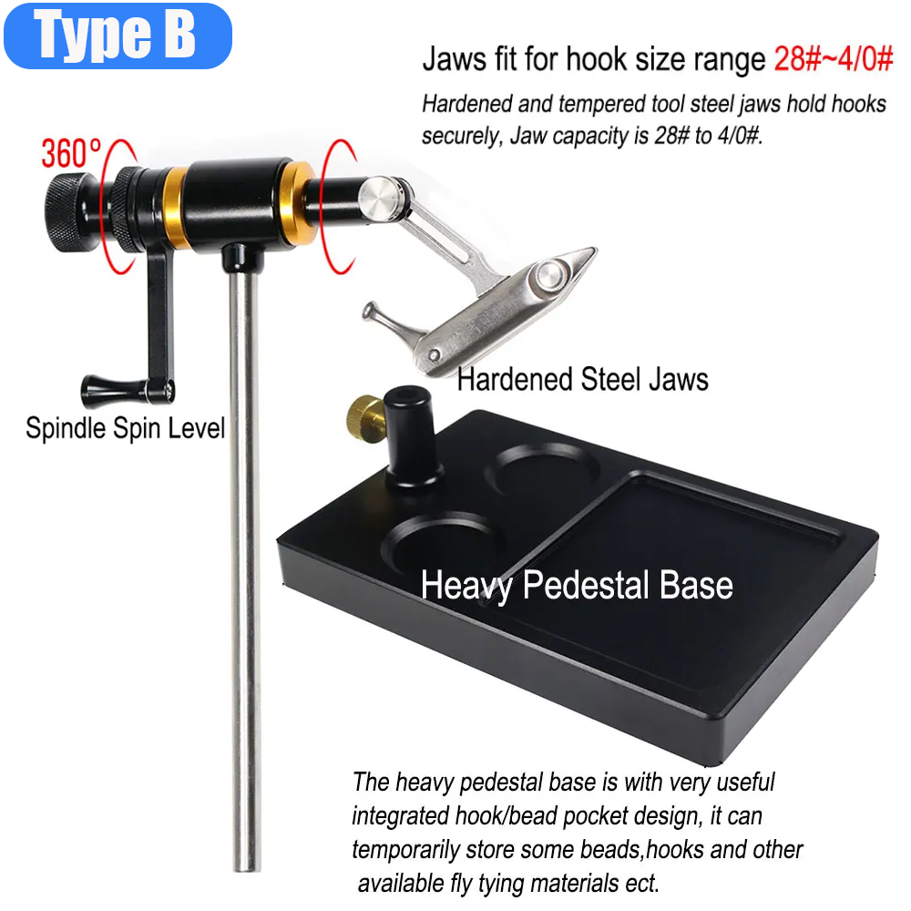 Wifreo 360° Rotation Fly Tying - Fishing Lure Spinner ulasan dan harga